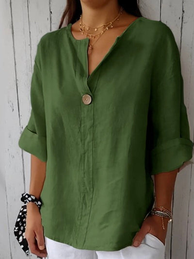 Fredrika Elegante Leinenbluse für Damen