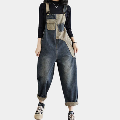 AGATA - Eleganter Denim-Sommer-Overall für Damen