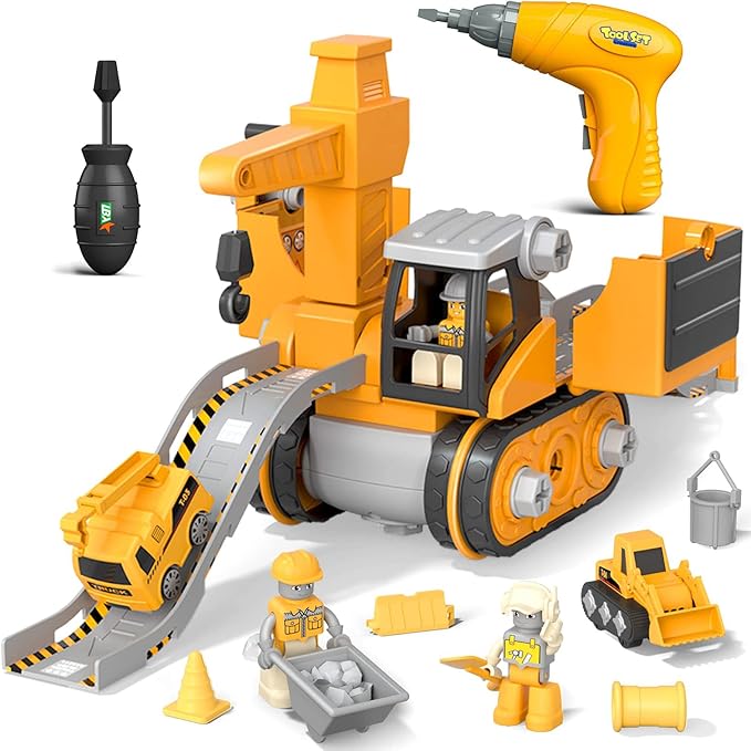 TinyCrew | 3-in-1 Konstruktionsspielzeug-Set