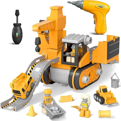 TinyCrew | 3-in-1 Konstruktionsspielzeug-Set