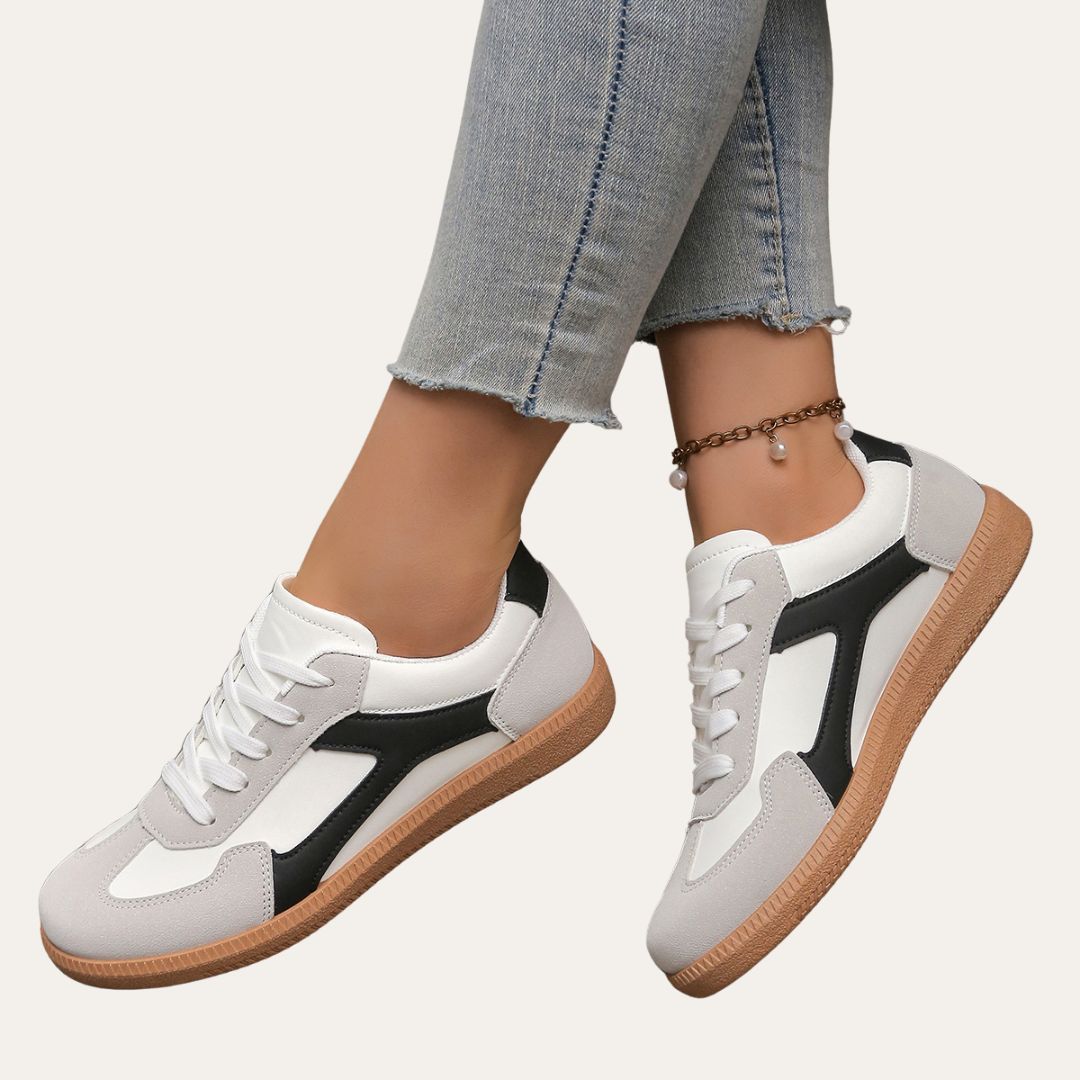 Damen Ορθοπεδικά Δερμάτινα Sneakers – Άνετα Παπούτσια Αναψυχής με Εσωτερικό Πέλμα, Μαλακή Σόλα & Εργονομική Εφαρμογή