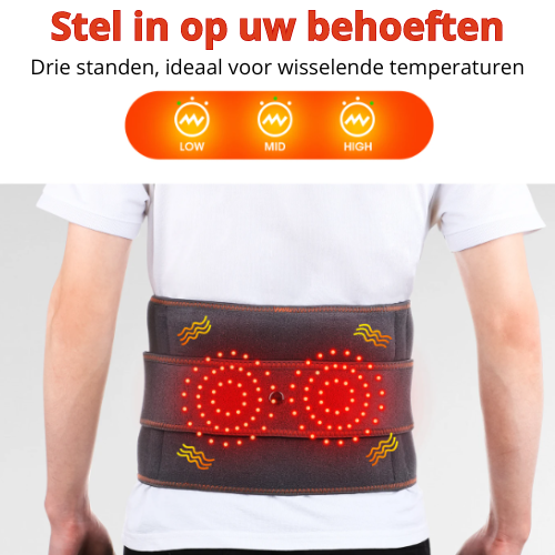 Calore a infrarossi - parte bassa della schiena