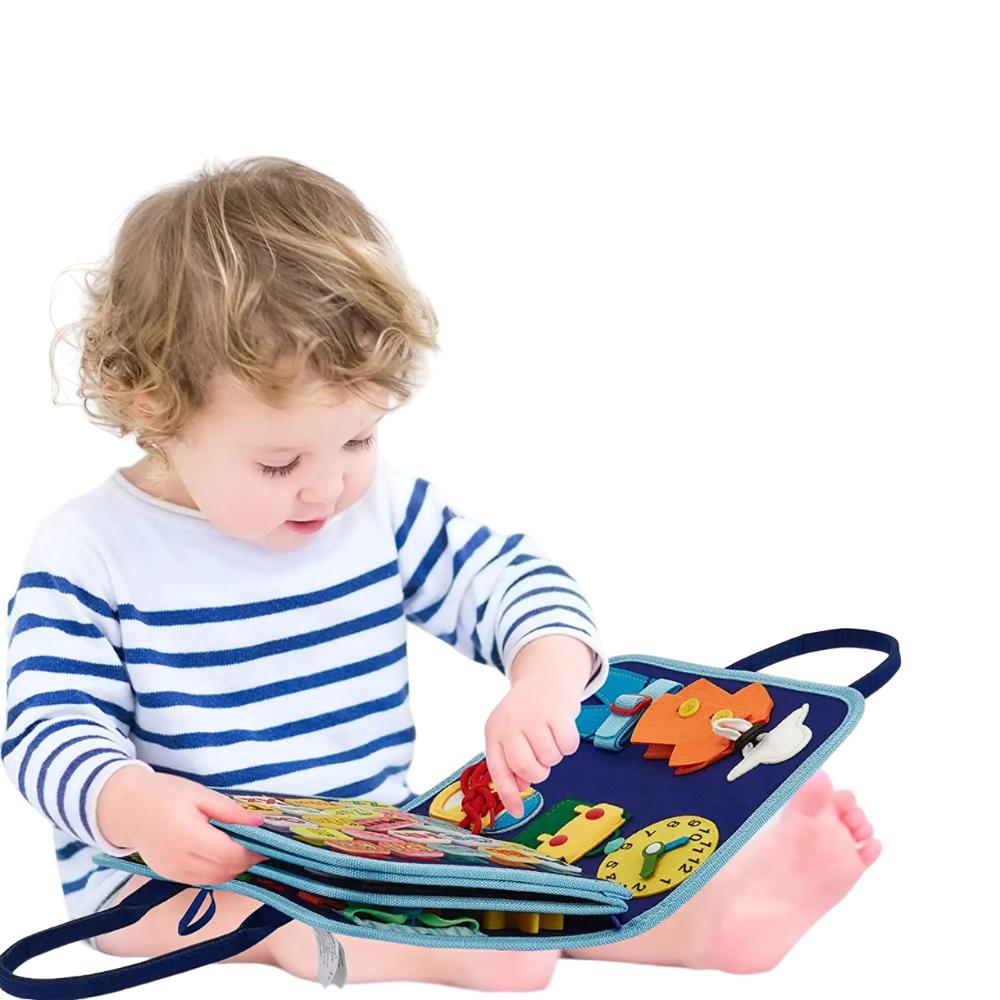 Montessori Kleinkind beschäftigt Board pädagogische Aktivität