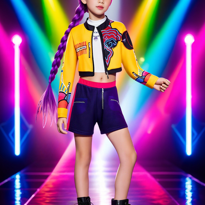 Kpop Hunter Halloween-Kostüm für Kinder