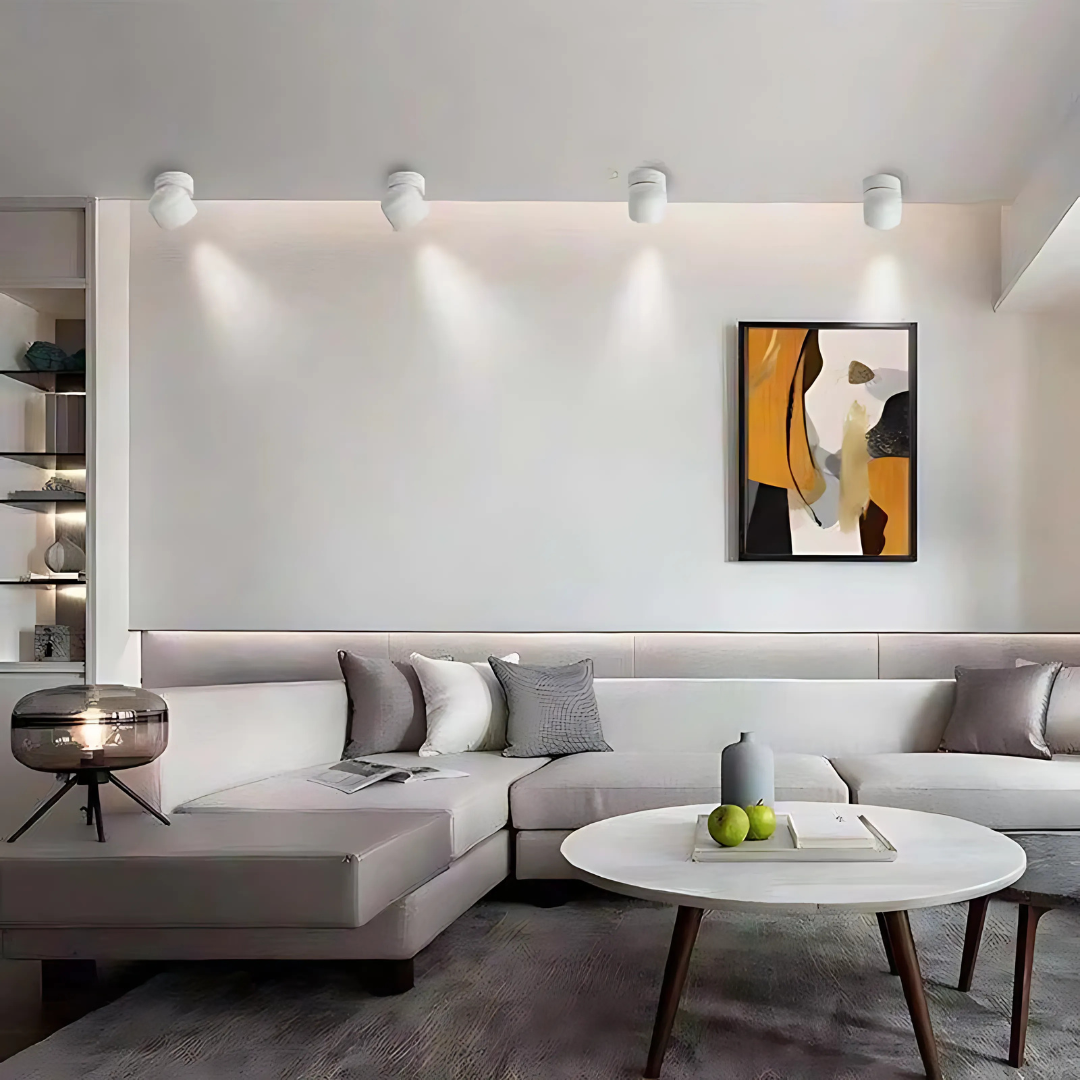 Foco de techo LED orientable fabricado en aluminio