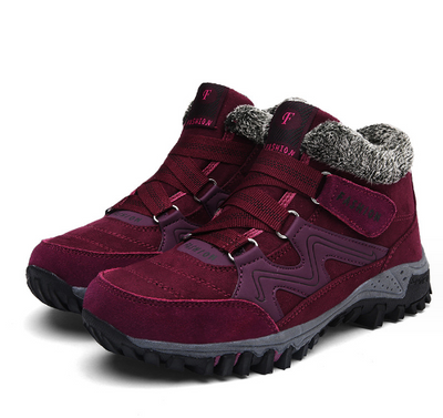 Orthopädische gepolsterte Winterstiefel - wasserdicht und rutschfest | Fordine
