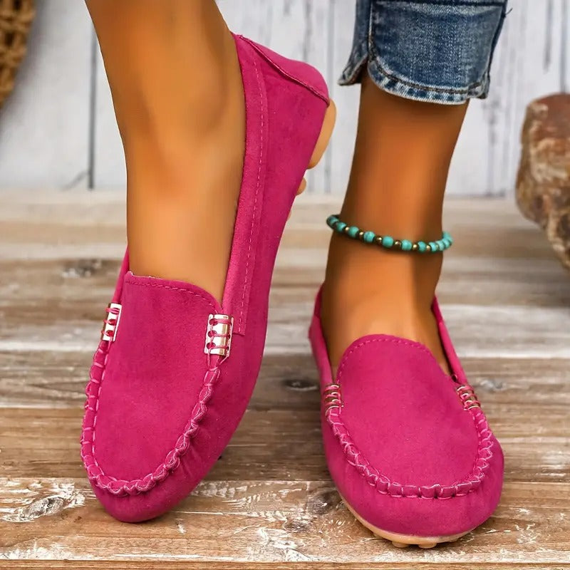 Damen Halbschuhe mit einfachem Slip-On | Ideal für den Alltag