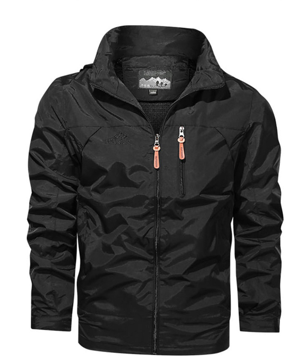 Giacca da uomo Herbst outdoor con strato idrorepellente e cerniera sportiva