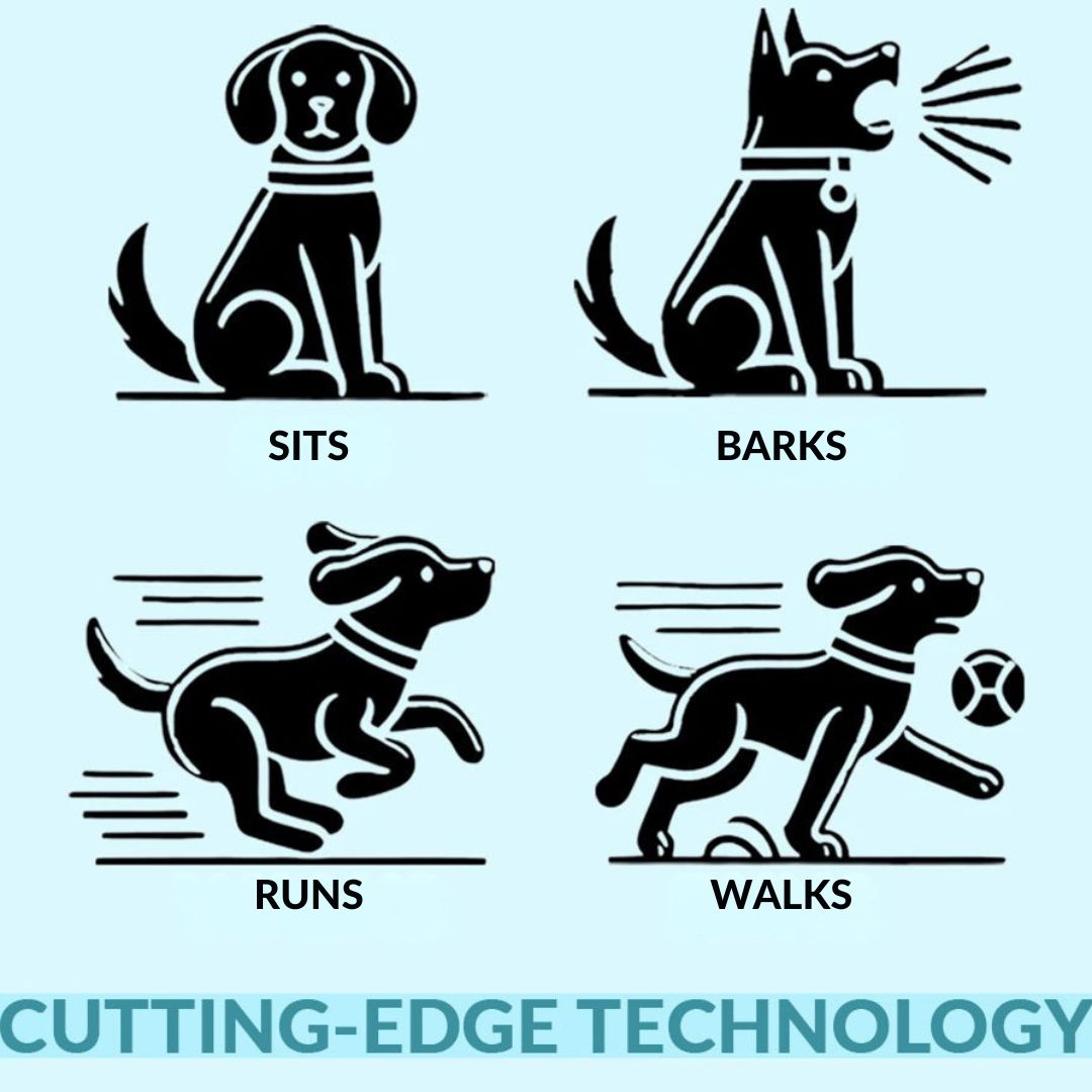 Juguete interactivo para cachorros con movimiento realista.