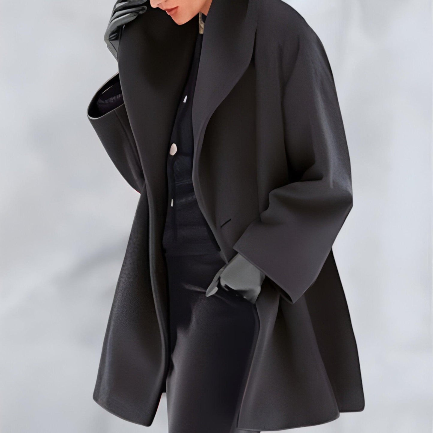 Elegante cappotto da donna in lana - Collezione Anna 024