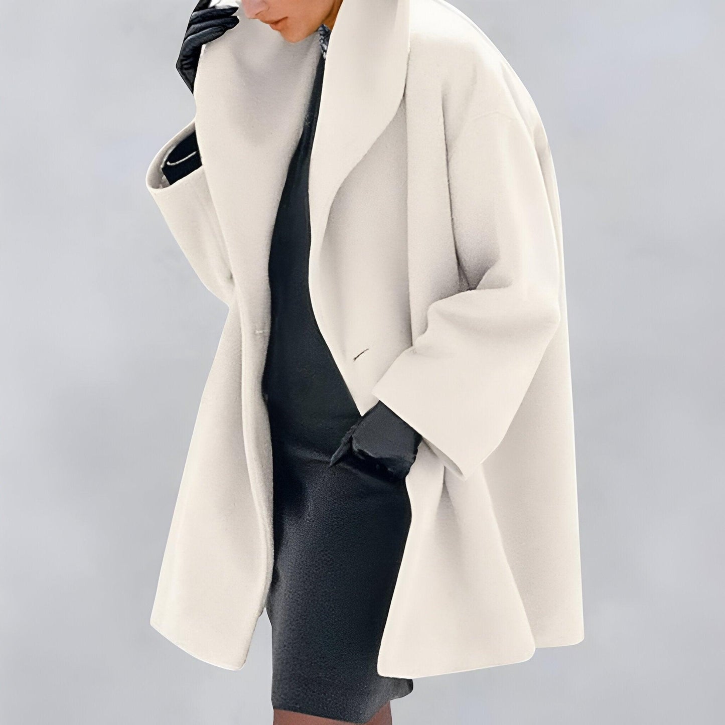 Elegante cappotto da donna in lana - Collezione Anna 024
