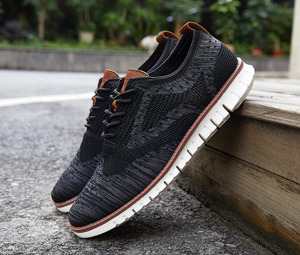 Jonas | Scarpe stringate da uomo con tomaia traspirante – leggere, flessibili e di stile