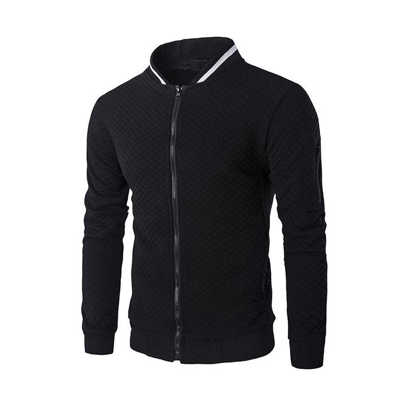 Jacket with zipper for men