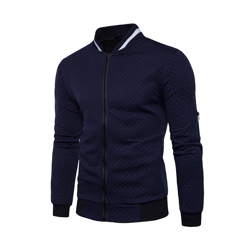 Jacket with zipper for men