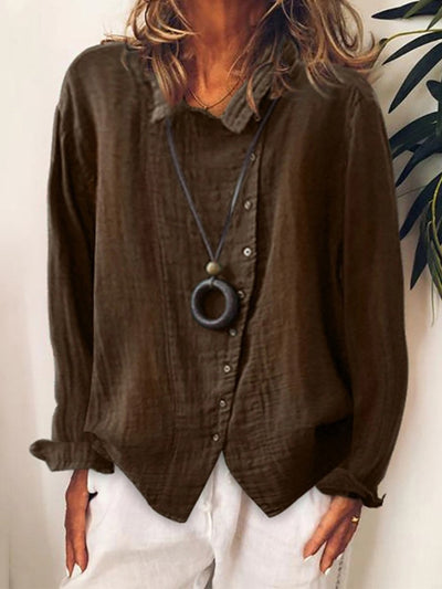 Dames T Shirt - Lässig Lang und Relaxed Fit
