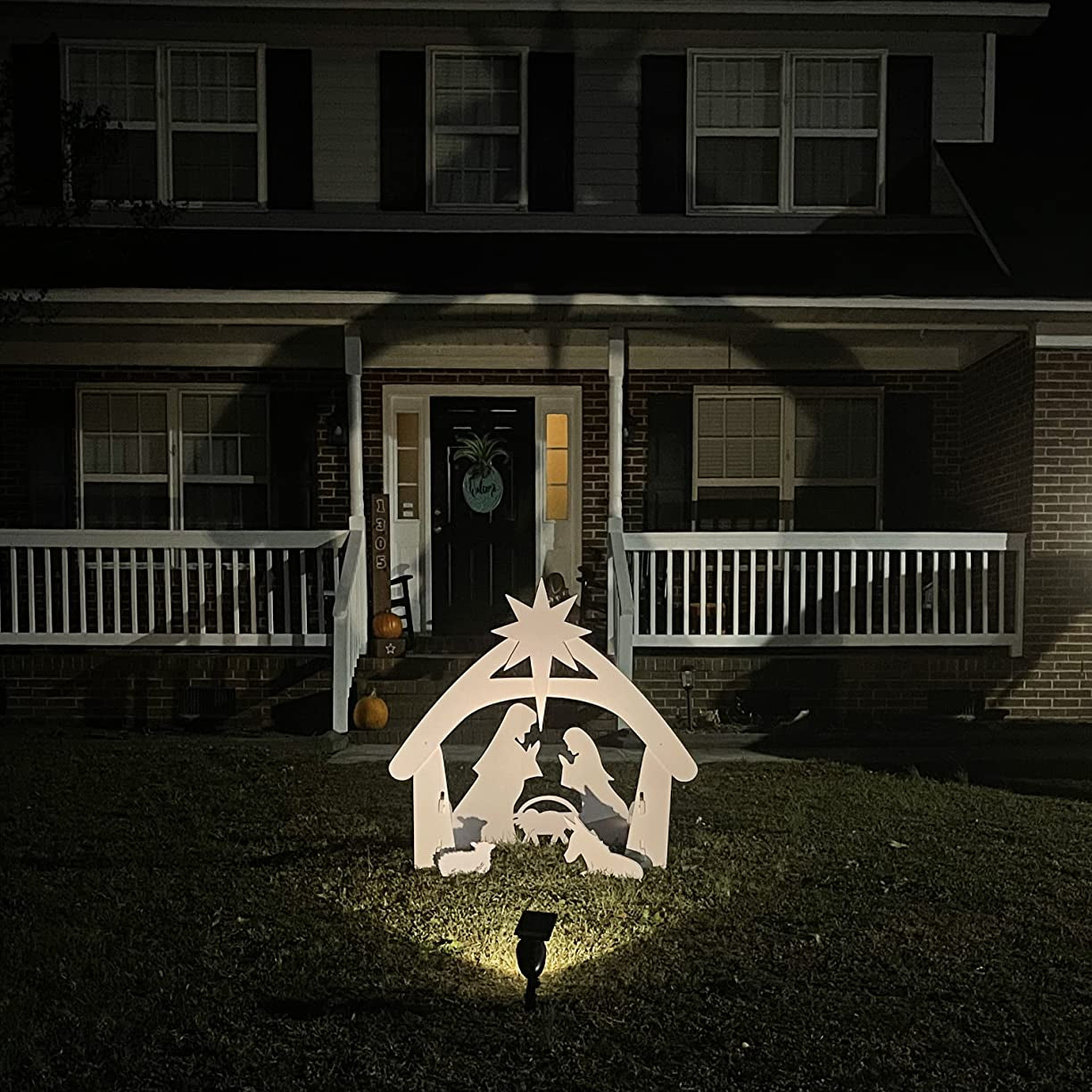 Exposición de belenes al aire libre