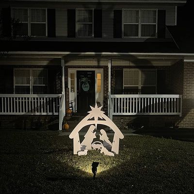 Exposición de belenes al aire libre