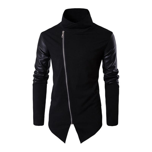 Casual jacket with stand-up collar for men