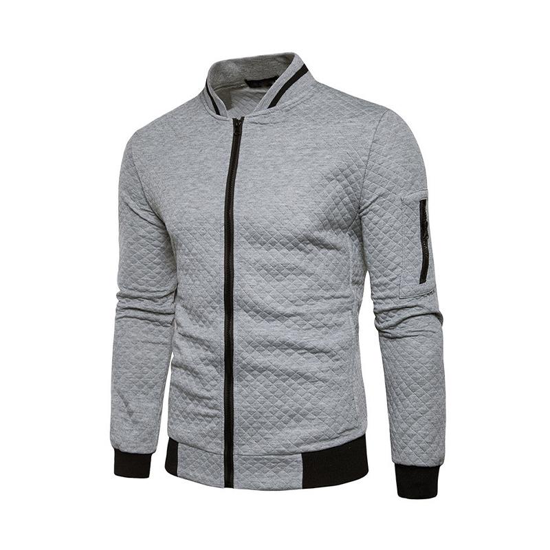 Jacket with zipper for men