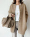 Schicke Strickjacke aus Wolle und Mohair für Herbst und Winter - Damen
