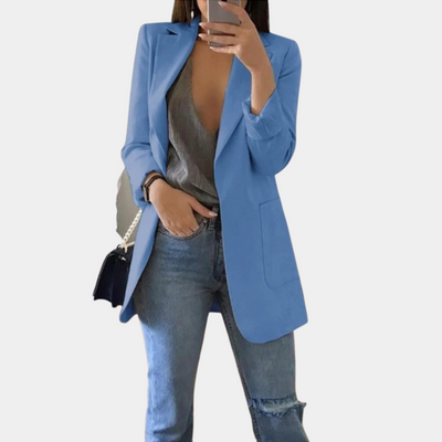 Bella Long Blazer Damen - Feminin Stylische Kleidung