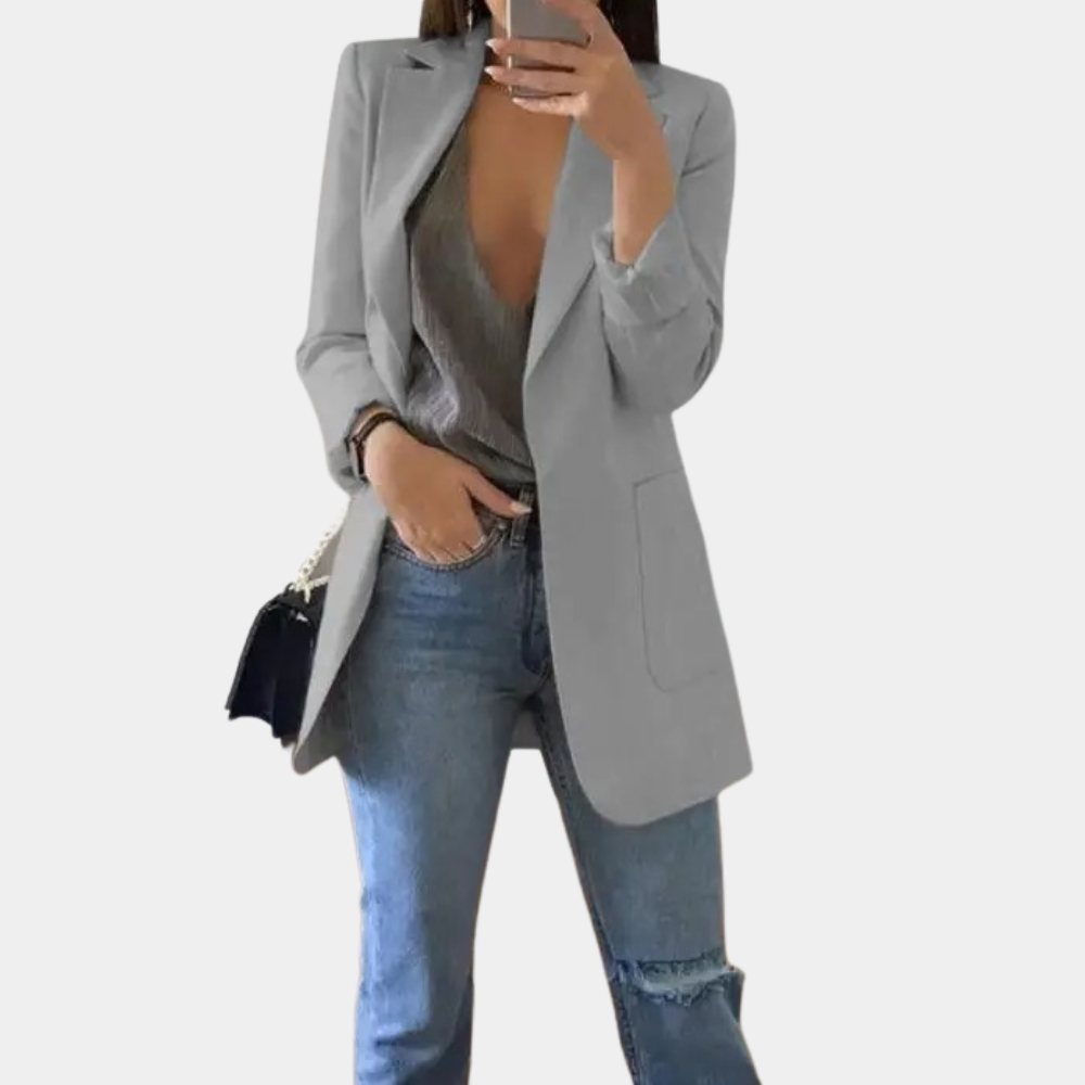 Bella Long Blazer Damen - Feminin Stylische Kleidung