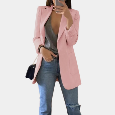 Bella Long Blazer Damen - Feminin Stylische Kleidung