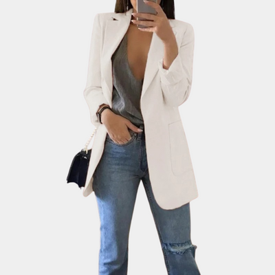 Bella Long Blazer Damen - Feminin Stylische Kleidung