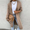 Elegante Kaschmir-Strickjacke für Damen - mittellang und warm für Herbst/Winter