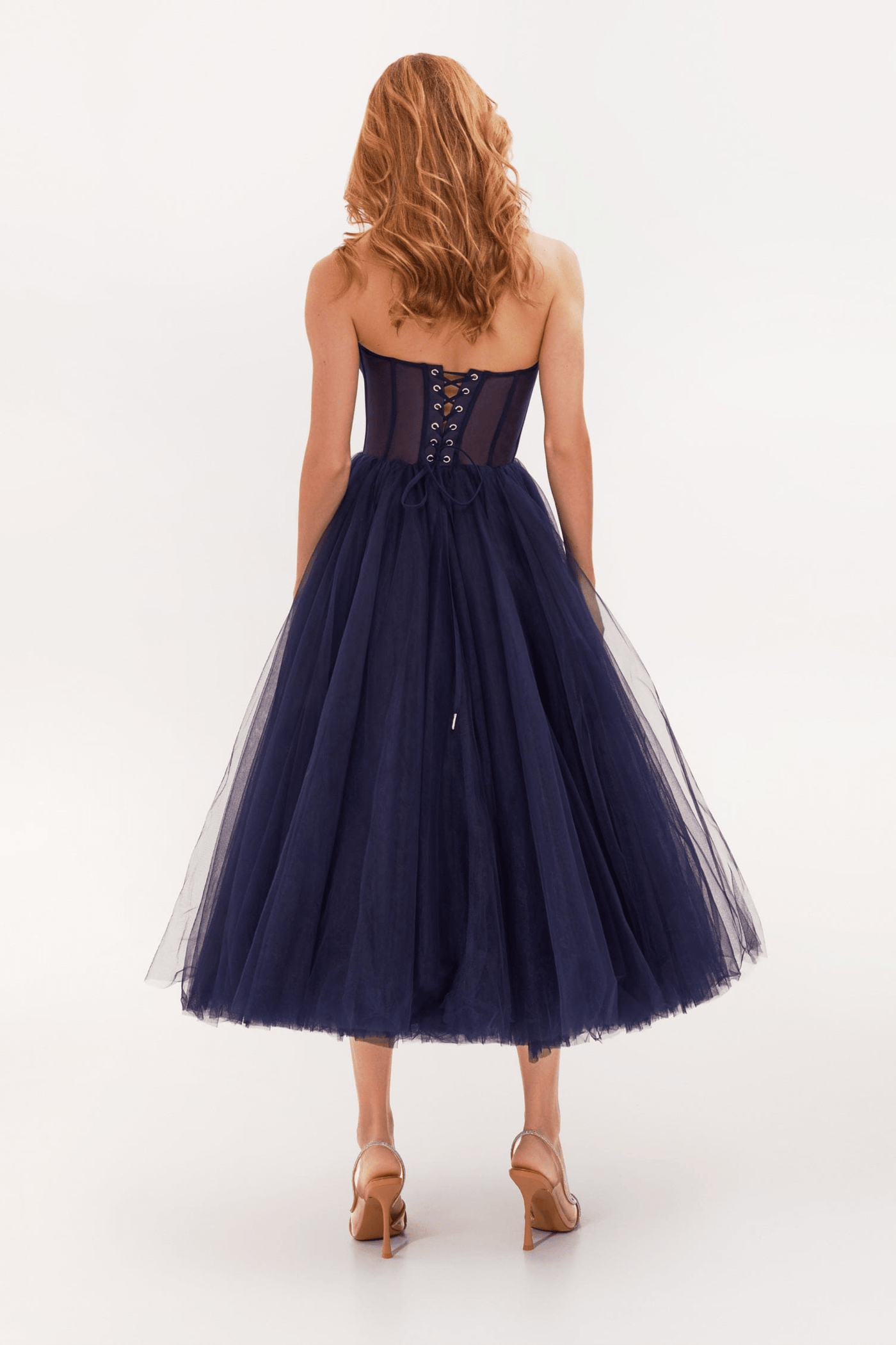 Schwarzes Bustierkleid | Tüll | Dramatisch und Elegant