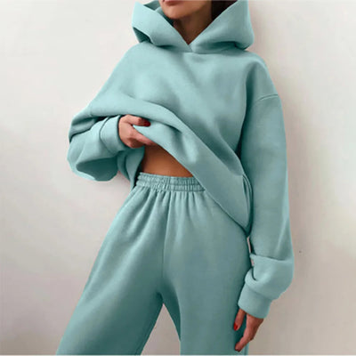 Casual Vintage Oversized Trainings- & Jogginganzug für Damen | Perfekt für lässige Tage