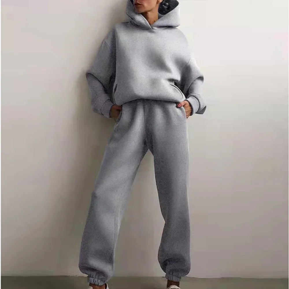 Casual Vintage Oversized Trainings- & Jogginganzug für Damen | Perfekt für lässige Tage