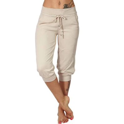 Liora - Caprihose mit Kordelzugverschluss
