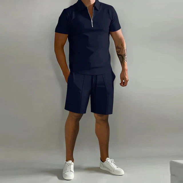Luxurious Polo and Shorts Summer Set for Men | Elegant, Stylish & Comfortable