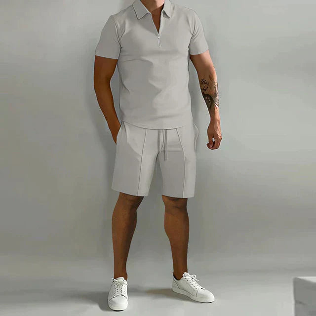 Luxurious Polo and Shorts Summer Set for Men | Elegant, Stylish & Comfortable