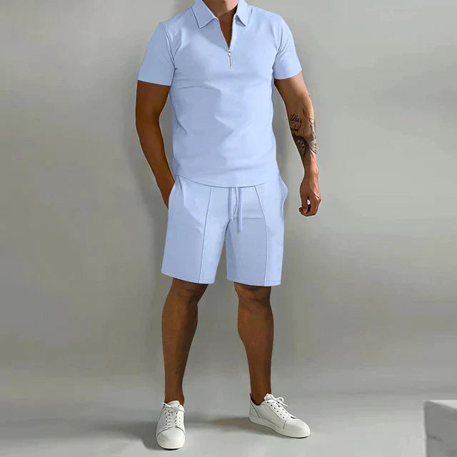 Luxurious Polo and Shorts Summer Set for Men | Elegant, Stylish & Comfortable
