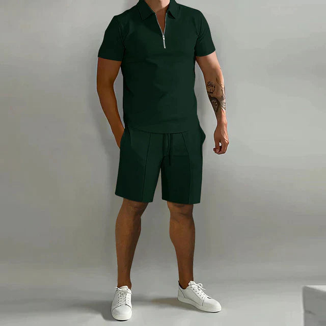 Luxurious Polo and Shorts Summer Set for Men | Elegant, Stylish & Comfortable