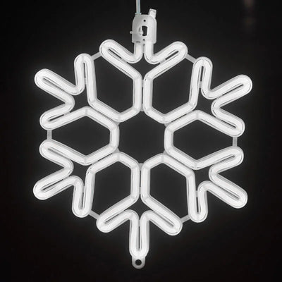 Luces LED de copo de nieve para decoración navideña para uso en exteriores