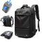Anti-Diebstahl-Rucksack - 60L Reiserucksack mit Vakuum-Kompression
