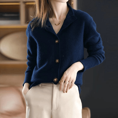 Darla Damen Strickjacke aus Kaschmir - Weicher & eleganter Pullover mit bequemer Passform