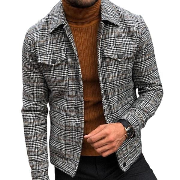 Checkered Jacket for Men