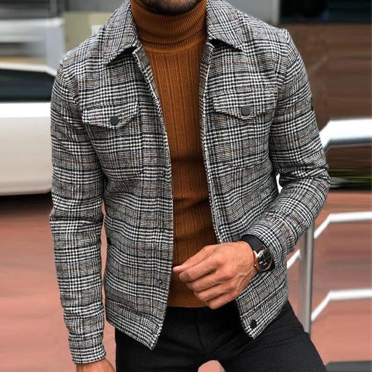 Checkered Jacket for Men
