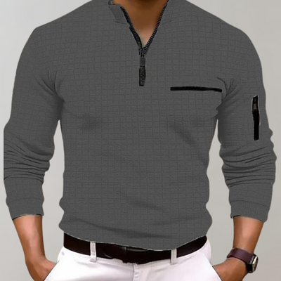 Modernes langärmeliges Herren-Polo - Gottbert