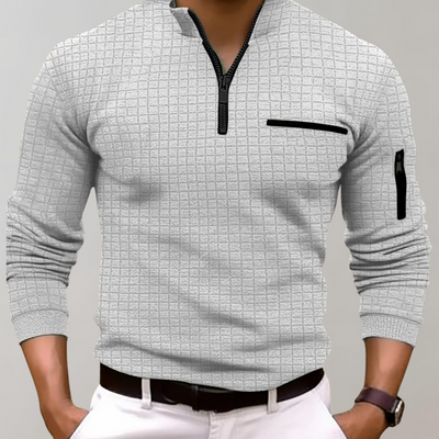 Modernes langärmeliges Herren-Polo - Gottbert