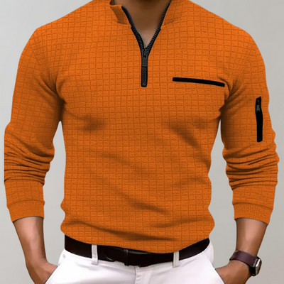 Modernes langärmeliges Herren-Polo - Gottbert