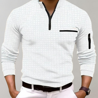Modernes langärmeliges Herren-Polo - Gottbert