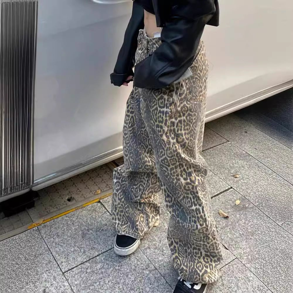 Karina - Τζιν με σχέδιο λεοπάρ