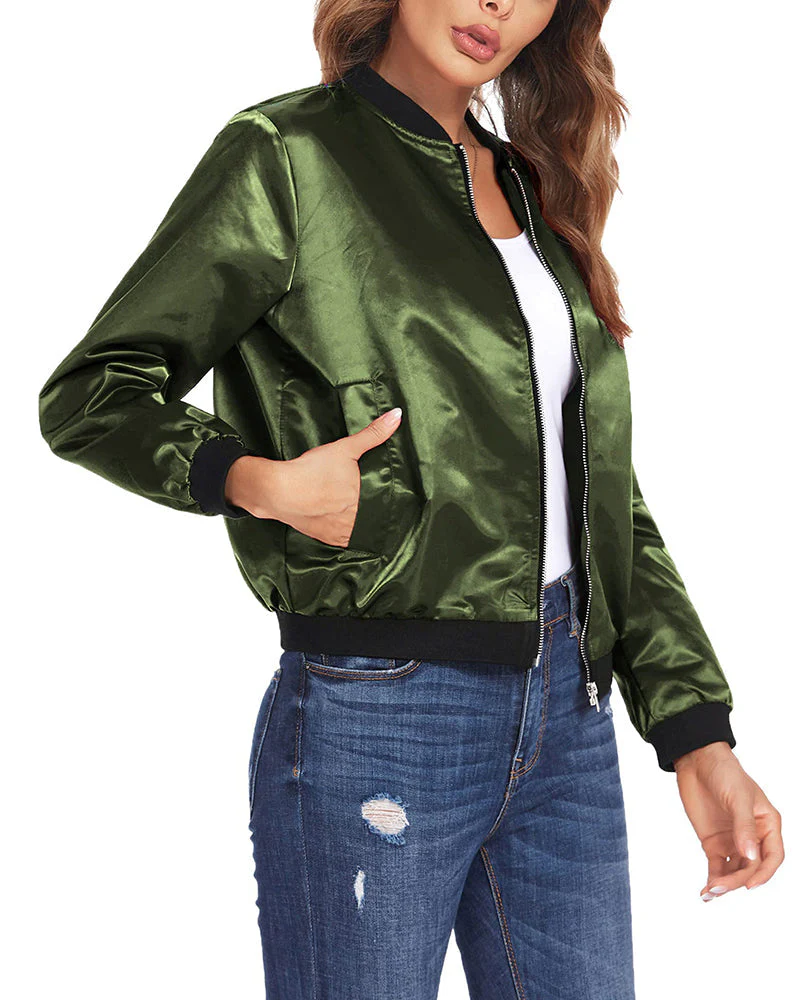 Nina - Bomberjacke mit Reißverschluss