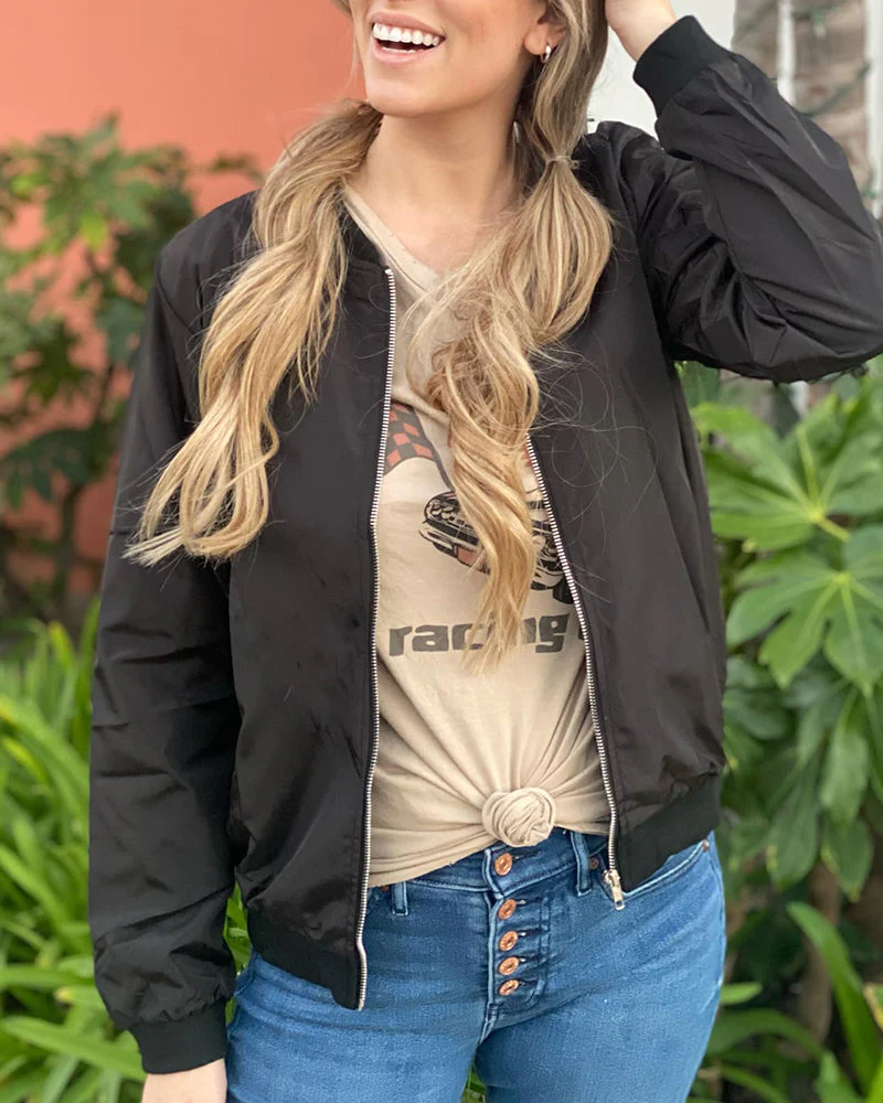 Nina - Bomberjacke mit Reißverschluss