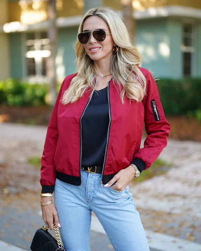 Nina - Bomberjacke mit Reißverschluss